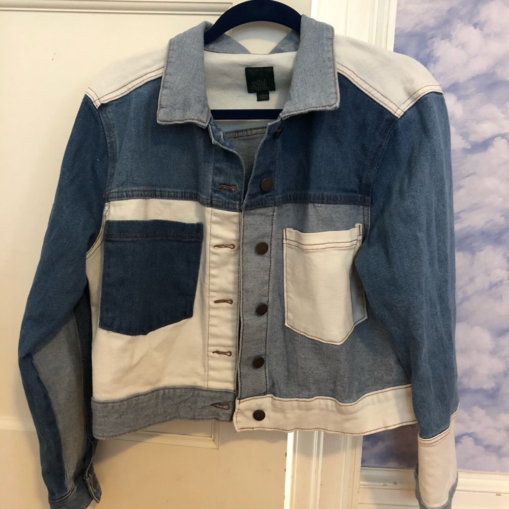 Wild Fable Multicolor Jean Jacket